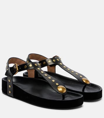 Enore studded leather thong sandals | Isabel Marant