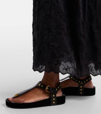 Enore studded leather thong sandals | Isabel Marant