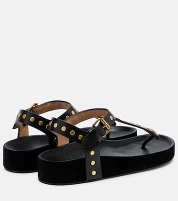 Enore studded leather thong sandals | Isabel Marant