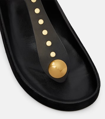 Enore studded leather thong sandals | Isabel Marant