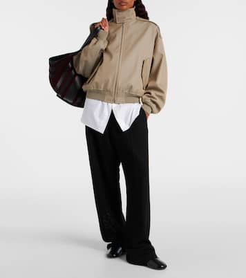 Harrington cotton twill bomber jacket | Phoebe Philo