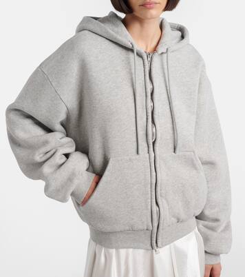 Sweat-shirt à capuche Faye en coton | Acne Studios