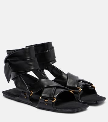 Boden Tie leather sandals  | Khaite
