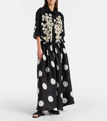 Boden Tie leather sandals  | Khaite