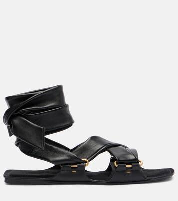 Boden Tie leather sandals  | Khaite