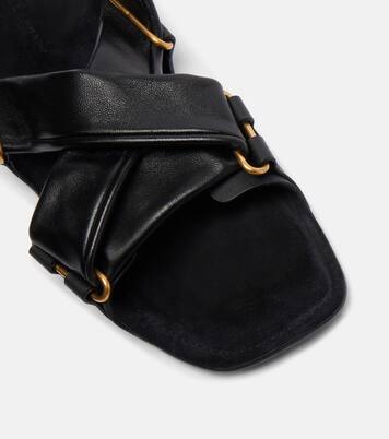 Boden Tie leather sandals  | Khaite