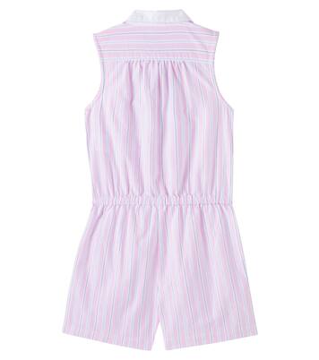 Striped cotton oxford playsuit | Polo Ralph Lauren Kids