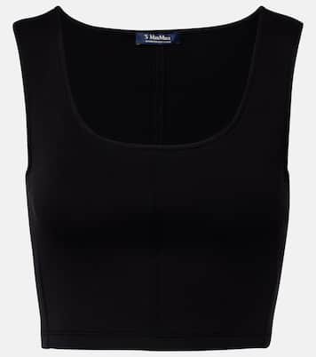 Dire cotton-blend crop top | 'S Max Mara