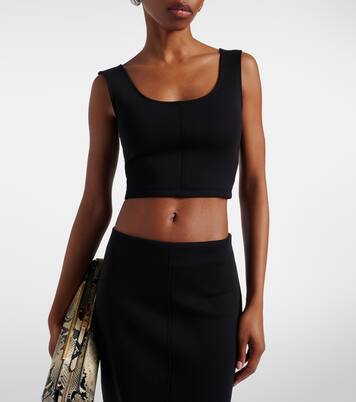 Dire cotton-blend crop top | 'S Max Mara