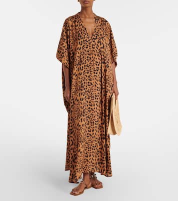 Vanessa leopard-print kaftan | Melissa Odabash