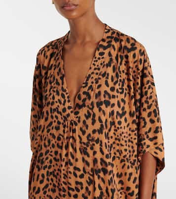 Vanessa leopard-print kaftan | Melissa Odabash