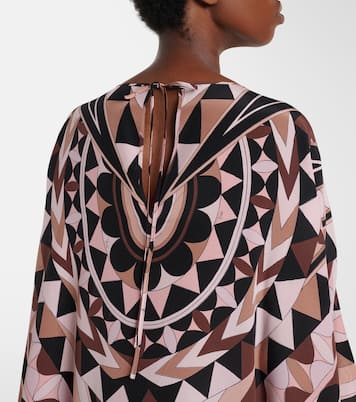 Manuba silk crêpe de chine kaftan | Pucci