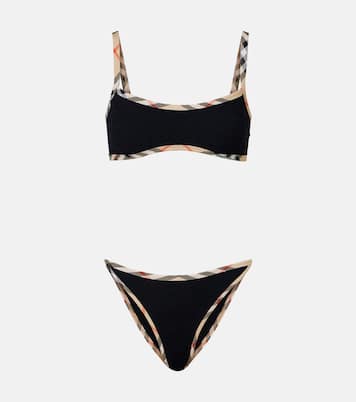 x Hunza G bikini Tyler con Burberry Check | Burberry