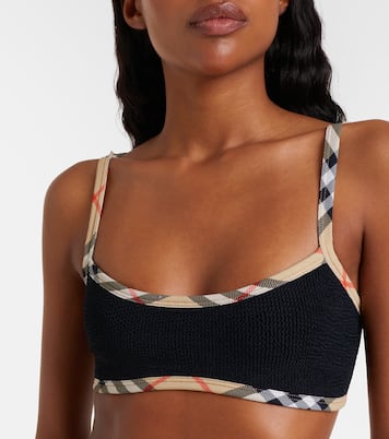 x Hunza G bikini Tyler con Burberry Check | Burberry