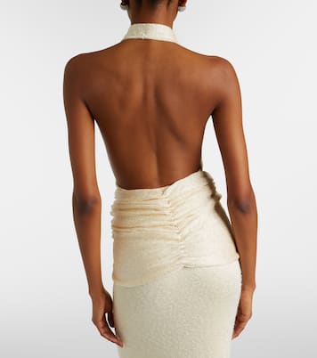 Robe longue Sereia à sequins | Aya Muse