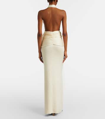 Robe longue Sereia à sequins | Aya Muse