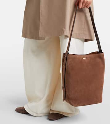 Medium suede bucket bag | Max Mara