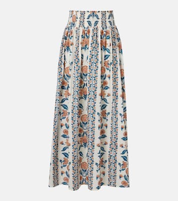Winona floral cotton maxi skirt | Montce