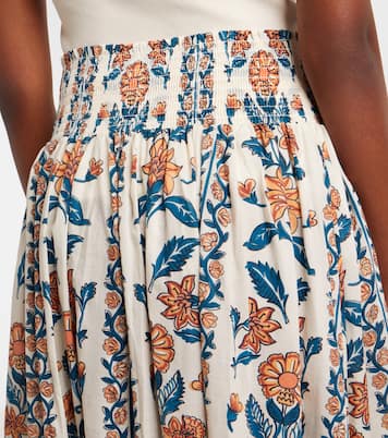 Winona floral cotton maxi skirt | Montce
