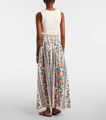 Winona floral cotton maxi skirt | Montce