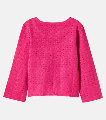 Crochet cotton cardigan  | Mini Rodini