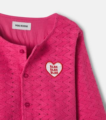 Crochet cotton cardigan  | Mini Rodini