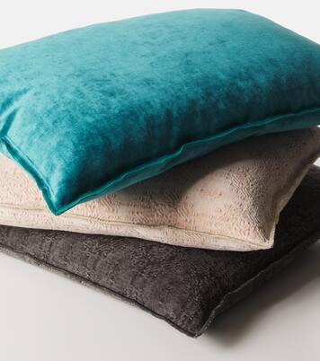 Cotton-blend cushion | Maison de Vacances