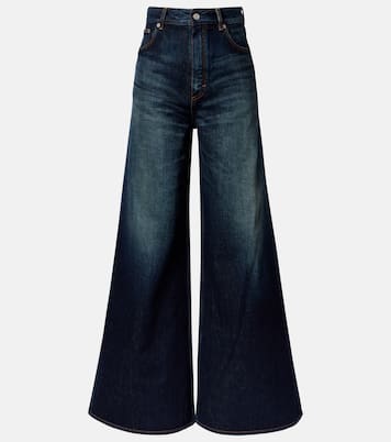 Faded wide-leg jeans | Alaïa