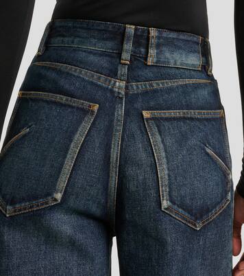 Faded wide-leg jeans | Alaïa
