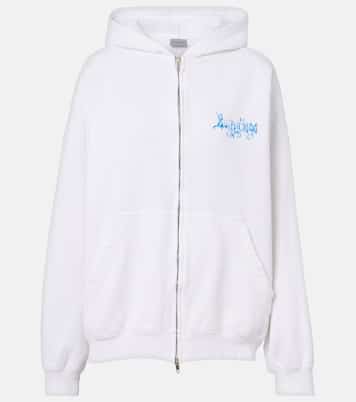 Kapuzenjacke aus Baumwoll-Jersey mit Reißverschluss | Balenciaga
