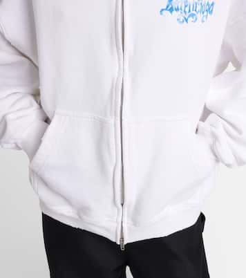 Kapuzenjacke aus Baumwoll-Jersey mit Reißverschluss | Balenciaga