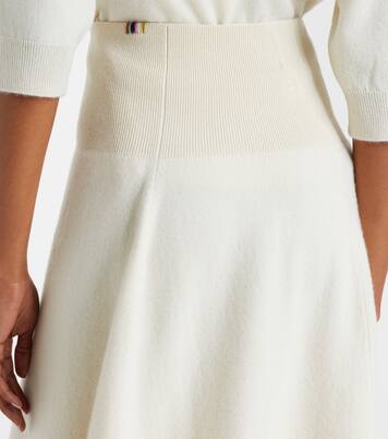 N°388 Ease cashmere-blend midi skirt | Extreme Cashmere