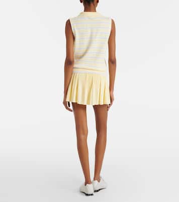 Rue striped cotton-blend polo shirt | Varley