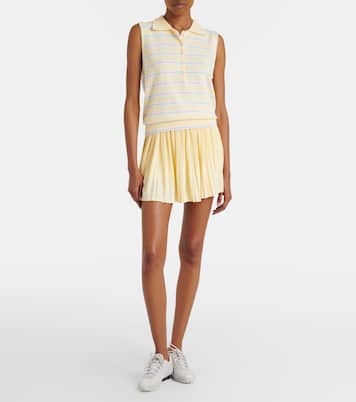 Rue striped cotton-blend polo shirt | Varley