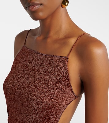 Lumière Shell open-back midi dress | Oséree