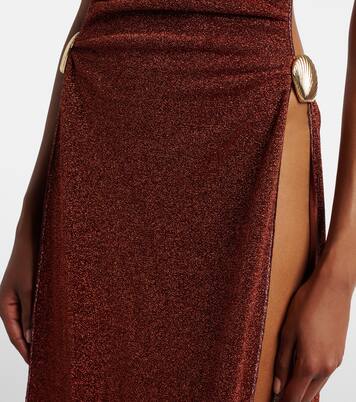 Lumière Shell open-back midi dress | Oséree