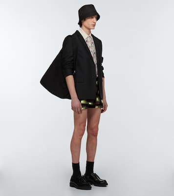 Belted jacquard shorts | Prada