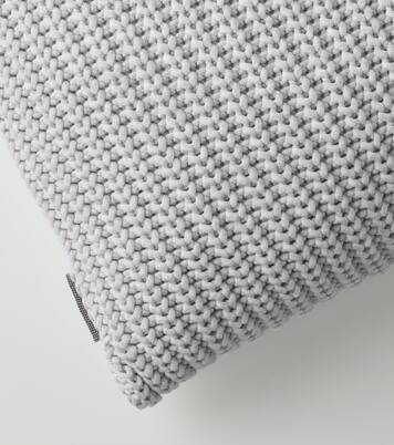 Cotton-blend knit cushion | Brunello Cucinelli
