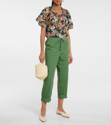 Pantalon cargo Misty à taille mi-haute | Velvet