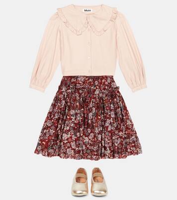 Jupe Berit en coton mélangé à fleurs | Molo