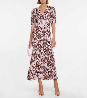 Robe longue Poppy imprimée | Rixo