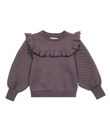 Rebeca ruffle-trimmed cotton sweater | The New Society