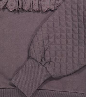 Rebeca ruffle-trimmed cotton sweater | The New Society