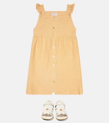 Floor linen dress | Donsje