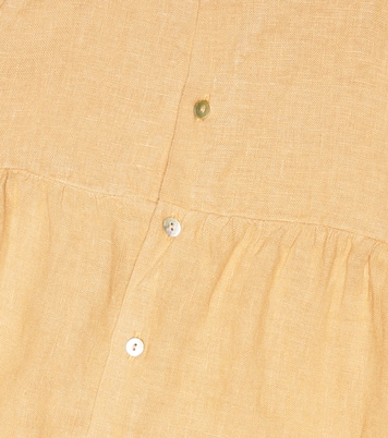 Floor linen dress | Donsje