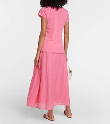 T-Shirt Odelia aus Baumwoll-Jersey | Velvet