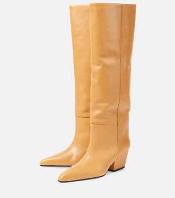 Jane leather knee-high boots | Paris Texas