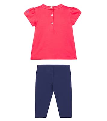 Baby Pony cotton T-shirt and leggings set | Polo Ralph Lauren Kids
