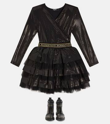 Tiered dress | Balmain Kids