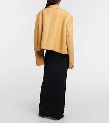 Cropped-Jacke Raymond aus einem Wollgemisch | Khaite